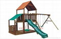 Wooden playground equipment 3