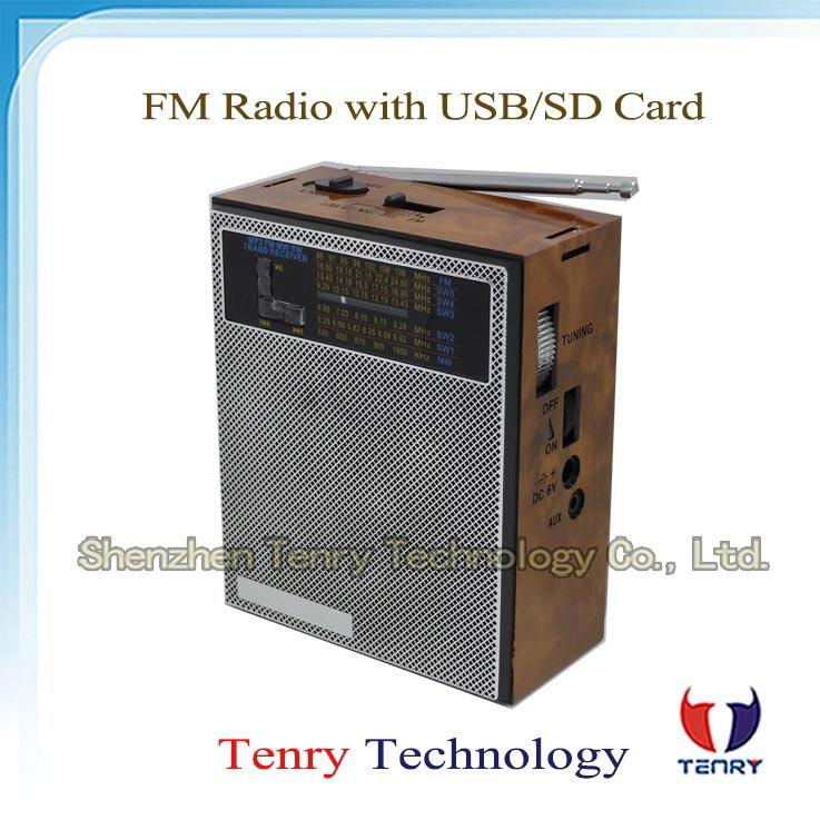 FM/MW/Sw Radio with MP3 Portable Radio Digital Radio FM Radio