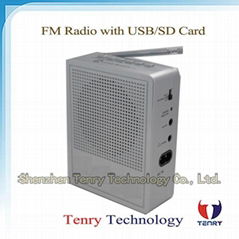 Rechargeable Radio with USB/SD Function Digital Radio Portable Radio FM Radio