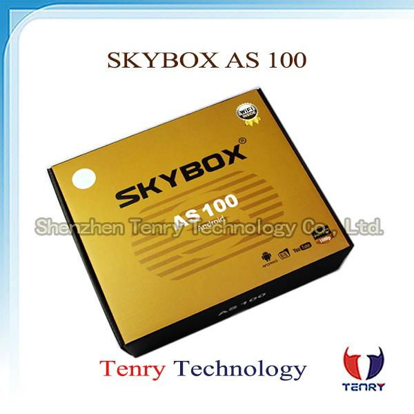 Skybox As100 Original Android DVBS2 Card Sharing Combine Satellite Receiver 3