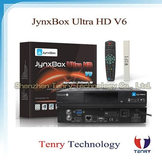 Jynxbox Ultra HD V6 HD with Jb200 and WiFi Satellite Receiver Jynxbox V6 2
