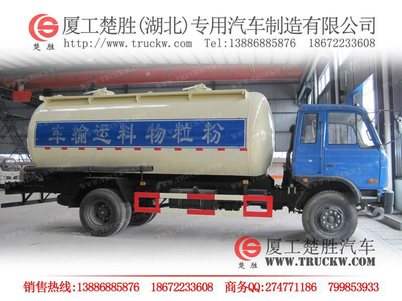 东风小吨位粉粒物料运输车厂家直销|小吨位散装水泥运输车出售 3