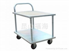 Two layers' logistics cart  