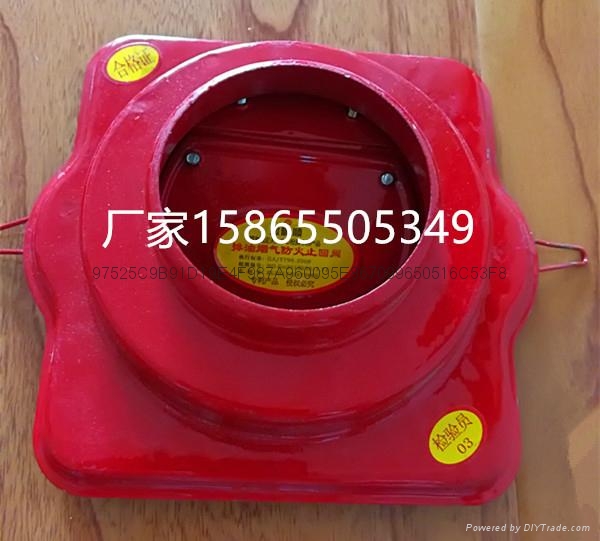 不锈钢导流式烟道防火止回阀 3