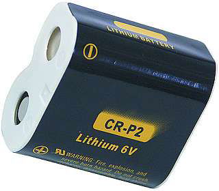 CR-P2 Lithium Photo Battery 6V for camera