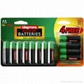 High Energy Economical Alkaline Supercell Batteries