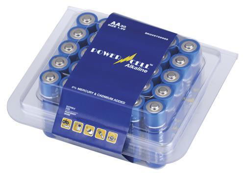 PowerCell AA, AAA Max-Power alkaline batteries