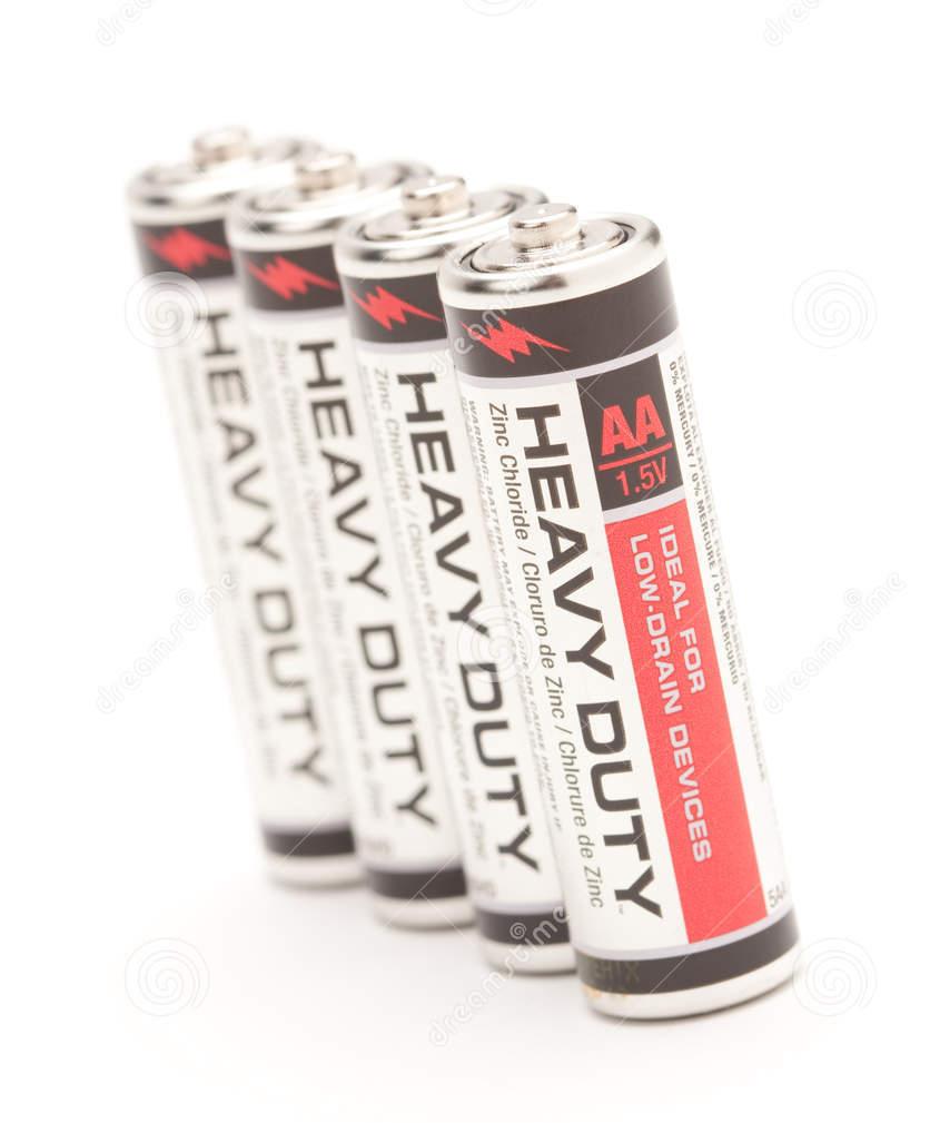 Carbon Zinc High Power AA Battery R6P 2