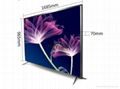 50Inch Curved Metal Frame With Explosion Proof Screen DLED Color TV