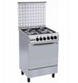 60*60 series freestanding oven with 4 burner stove cooker 1