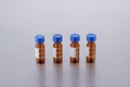 Sample vials for lab autosamplers