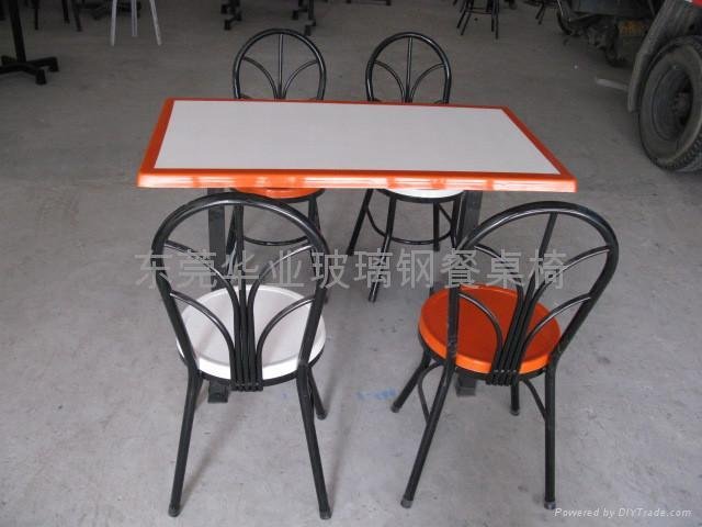 工廠食堂餐桌椅 3