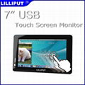 Lilliput 7" USB  Monitor with Touch function and 2 Built in Speakers  1