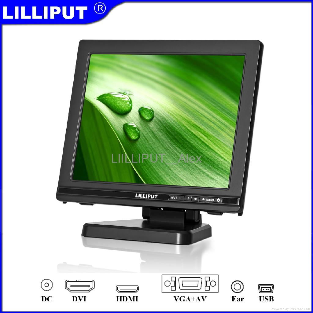 Lilliput 9.7" 5-wire Resistive Touch Screen Monitor （IPS SCREEN）1024×768 3
