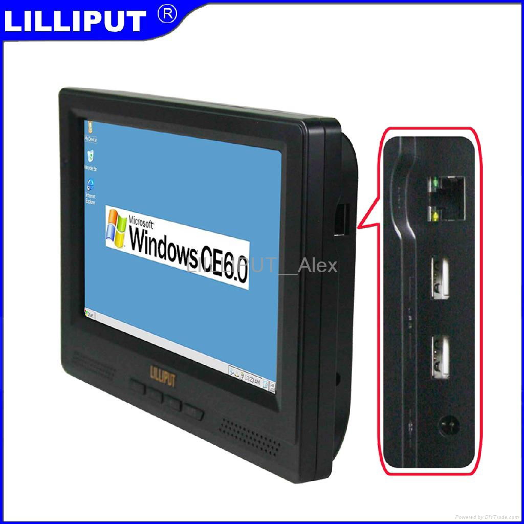 LILLIPUT 8" Eebedded PC，with WinCE or Linux system PC-865 2