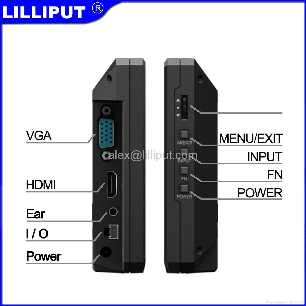 LILLIPUT NEW 7" HDMI Monitor with capacitive touch function 3