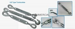 US Type Turnbuckles With Eye And Hook