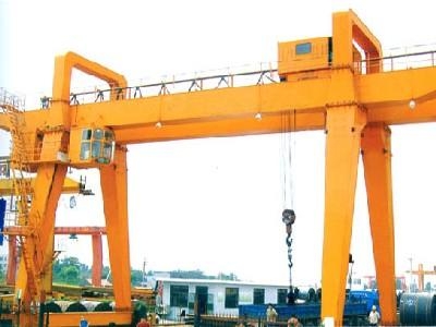 MH型3t-20t電動葫蘆木行架箱型門式起重機 3