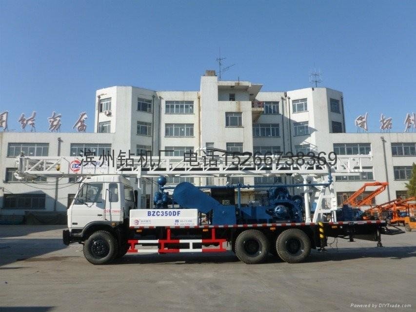 Truck mounted water well drilling rig BZC350DF 2