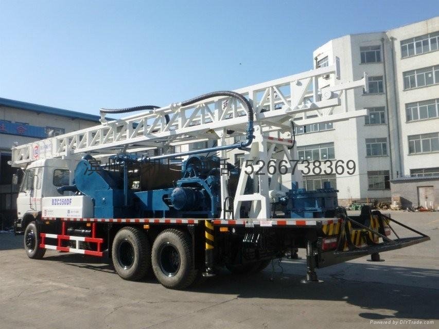 Truck mounted water well drilling rig BZC350DF 3
