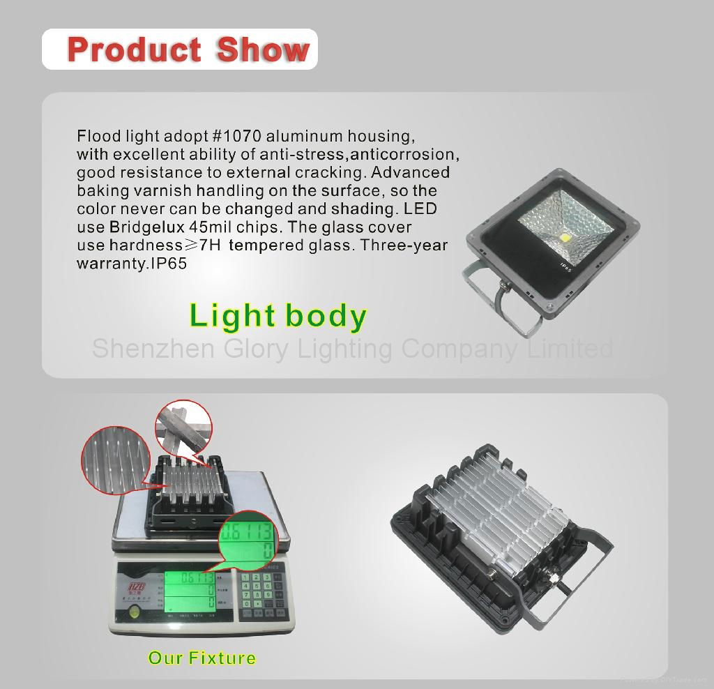 Outdoor waterproof IP65 led floodlight lamp 2