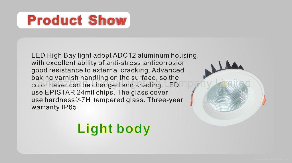 2013 NEW led residential/down light 40w 2