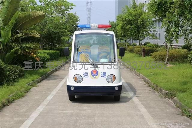 重庆敞篷社区治安电瓶车 3