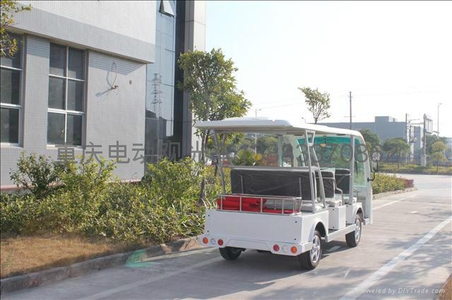 重庆工厂用电动观光接待车 5