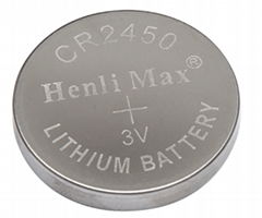 CR2450Henli Max Lithium Coin Cell    