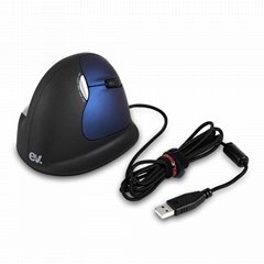 Human Ergonomic Vertical Computer Wired Mouse for Gaming