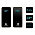 5500mAh Lithium-Ion Polymer OLED Power Bank for iPhone