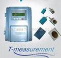 Wall mounted ultrasonic flow meter