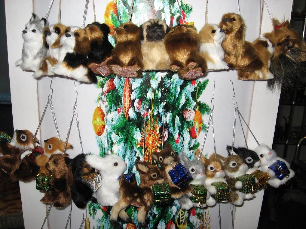 Hanging gift animal for Christmas Tree