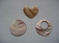 purple shell jewellery components