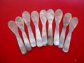 Factory Supply various size and shapes caviar spoon 100pcs min 1