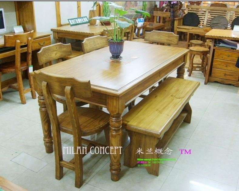 广东家具实木餐桌椅