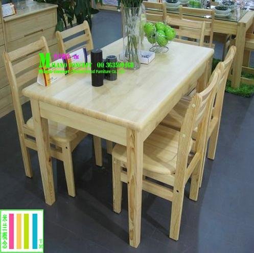 广东家具实木餐桌椅 5
