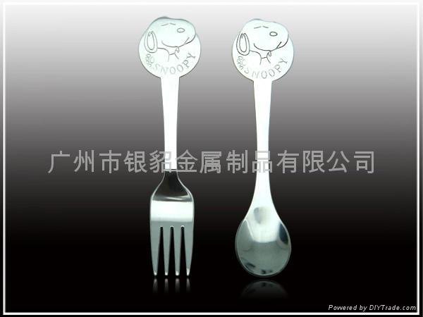 厂价直销笑脸系列刀叉勺儿童餐具卡通刀叉餐具 5