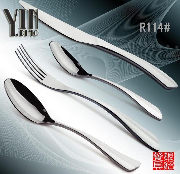 R114Sentime意大利頂級設計完美曲線經典高品刀叉勺