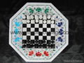 Chess Set in White Marble 1