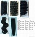 Synthetic hair weaving