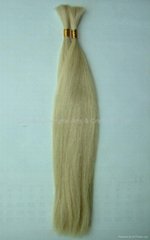 Bleached & Dyed Chinese Human Hair Material