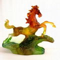 Liuli steed figurine--BJ173 2