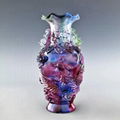 crystal dragon and phoenix vase 2