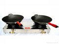 X21  double two core fast gas stoves 1