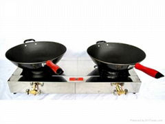 X21  double two core fast gas stoves