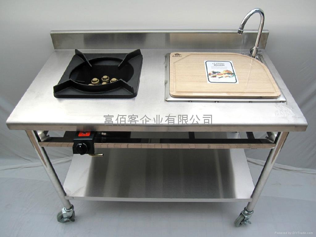 Stainless Wok Kitchen On Wheels KH W HOKI China Manufacturer