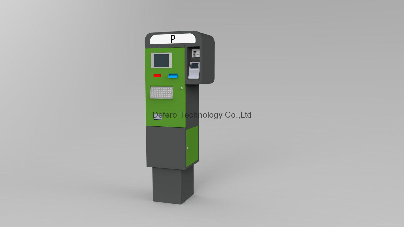 High quality small automatic on road car parking system pay statio payment kiosk 2