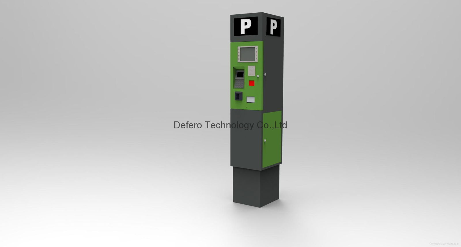 High quality small automatic on road car parking system pay statio payment kiosk 4