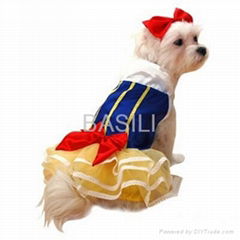 Pet costumes Snow Princess Dog Costume